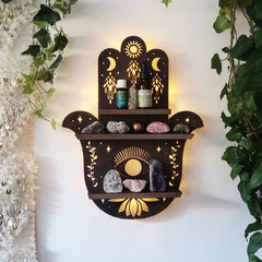 Crystal and Oils Wall Display