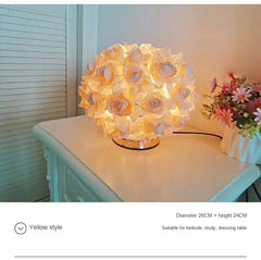 Rose Flower LED Table Lamp