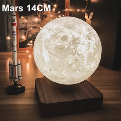 Levitating 3D Moon/Saturn Lamp