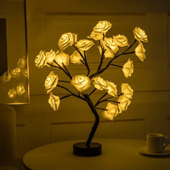 LED Rose Flower Tree Table Lamp