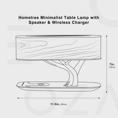 Tree of Light Wireless Charging Lamp