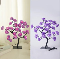 LED Rose Flower Tree Table Lamp