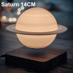 Levitating 3D Moon/Saturn Lamp