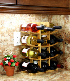 Natural Bamboo Wine Rack