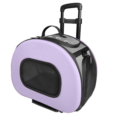 Tough-Shell Wheeled Collapsible  Pet Carrier