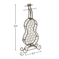 Cello Shape Wine Rack