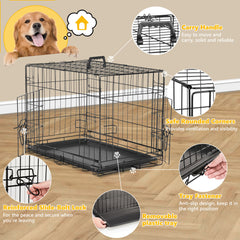 Dog Crate with Divider Panel,30 Inch