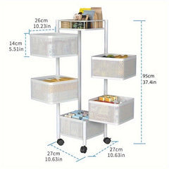 Rotating Kitchen Storage Shelf