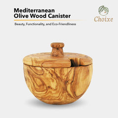 Olive Wood Canister