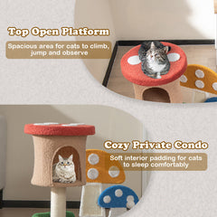 Cat Tree with Condo and Platform