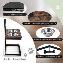 Dog Bowl Feeder Stand