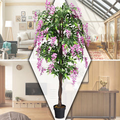 Artificial Wisteria Silk  Tree