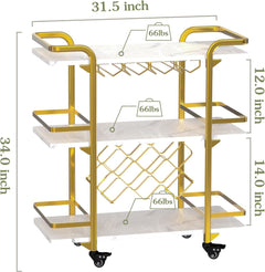 Gold Bar Cart