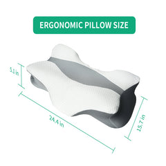 Ergonomic Memory Foam Neck Pillow