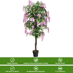 Artificial Wisteria Silk  Tree