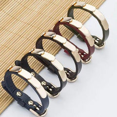 LinkBling Genuine Leather Bracelet