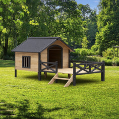 Large Wooden Cabin  for Dogs