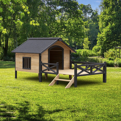 Large Wooden Cabin  for Dogs