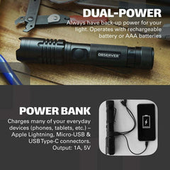 LED Rechargeable Flashlight