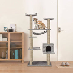 Multi-Scratcher Scratching Post Cat Tree