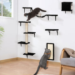 Wall Mounted Cat Climber Set