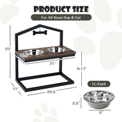 Dog Bowl Feeder Stand