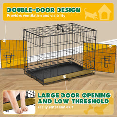 Dog Crate with Divider Panel,36 Inch