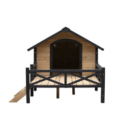 Large Wooden Cabin  for Dogs