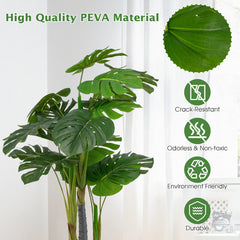 Artificial  Monstera Palm Tree