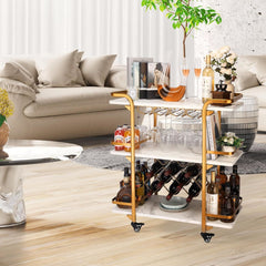 Gold Bar Cart