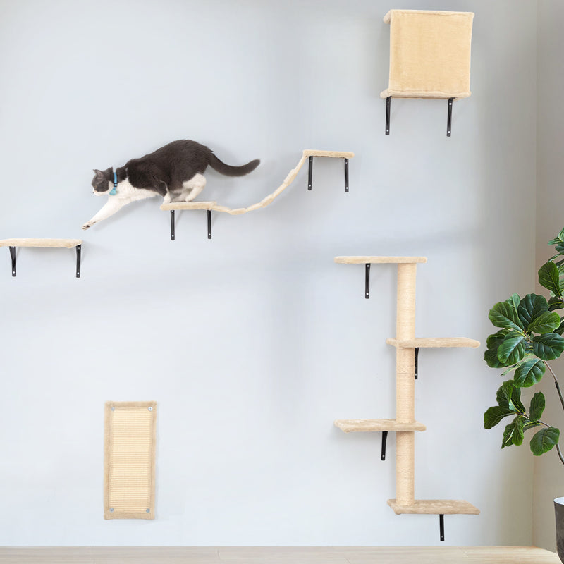 Wall Mounted Cat Climber Set