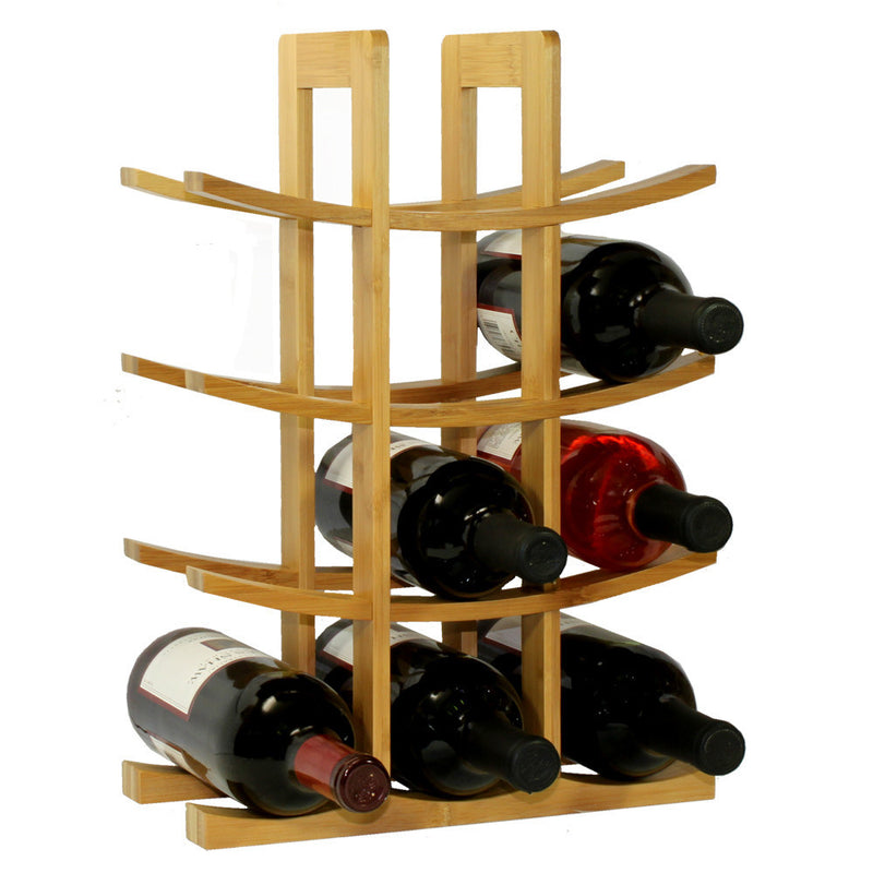 Natural Bamboo Wine Rack