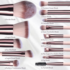 Travel Makeup Brush Set