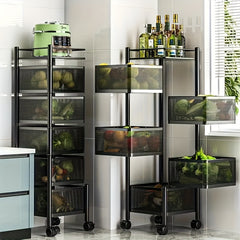 Rotating Kitchen Storage Shelf