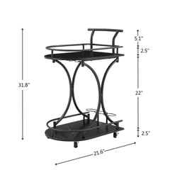 2-Tier Bar Cart