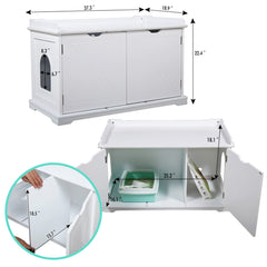 Cat Bench Litter Box