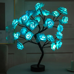 LED Rose Flower Tree Table Lamp