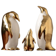 Penguin Statues Set